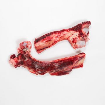 Raw Meaty Beef Rib Bones